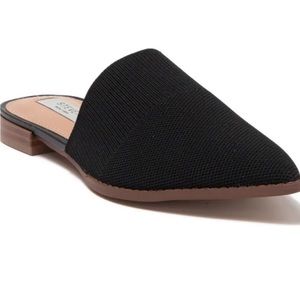 Steven New York Black Knit Mules Size 7.5